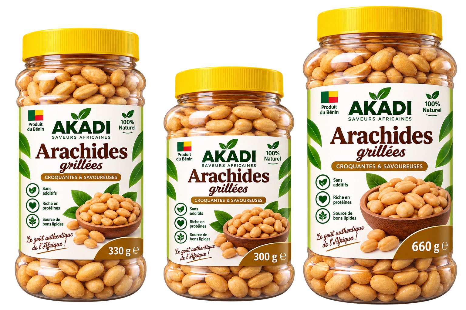 Arachides grillées AKADI