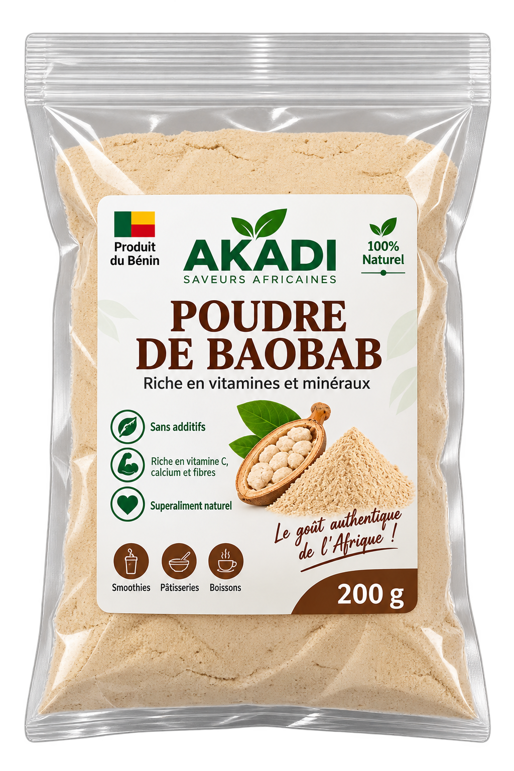 Poudre de baobab AKADI